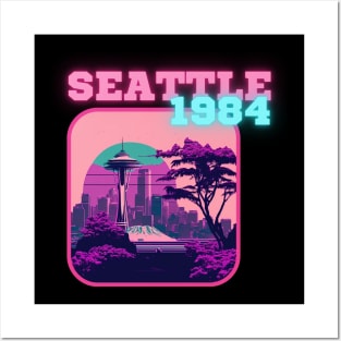 Seattle 1984 Posters and Art